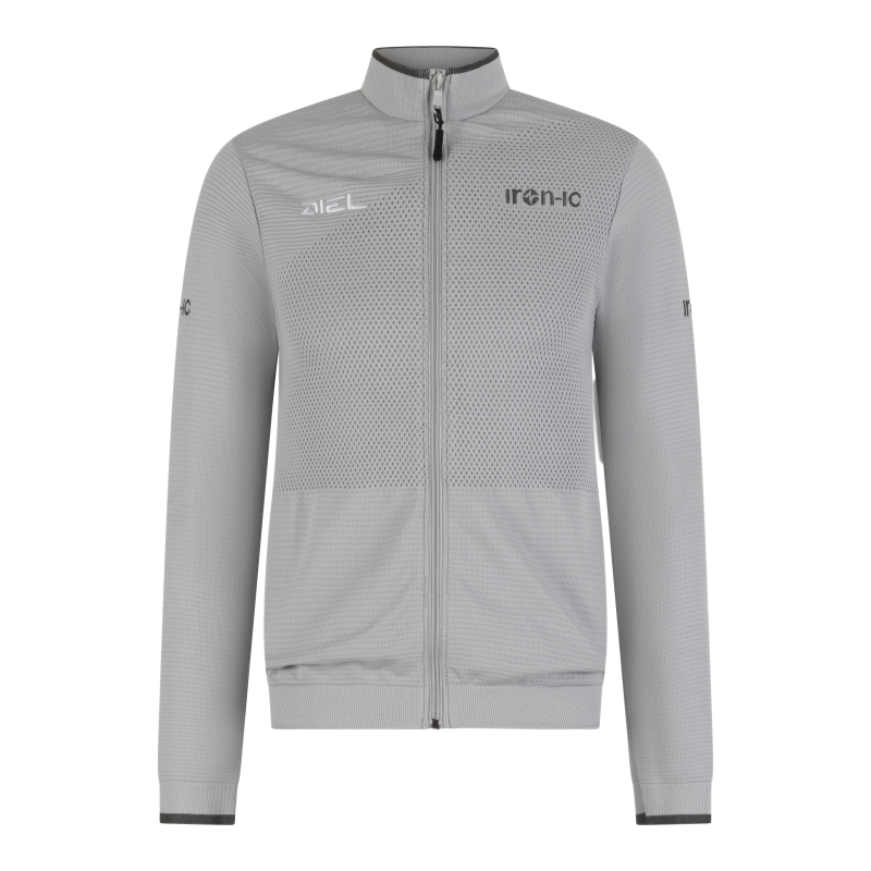 MĘSKA BLUZA Z ZAMKIEM | GREY | XL(54) | Diel