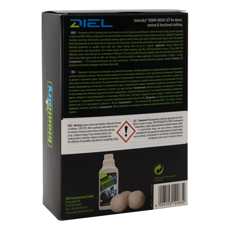 DETERGENT DO PRANIA PUCHU, MERINO I ODZIEŻY FUNKCJONALNEJ | Diel