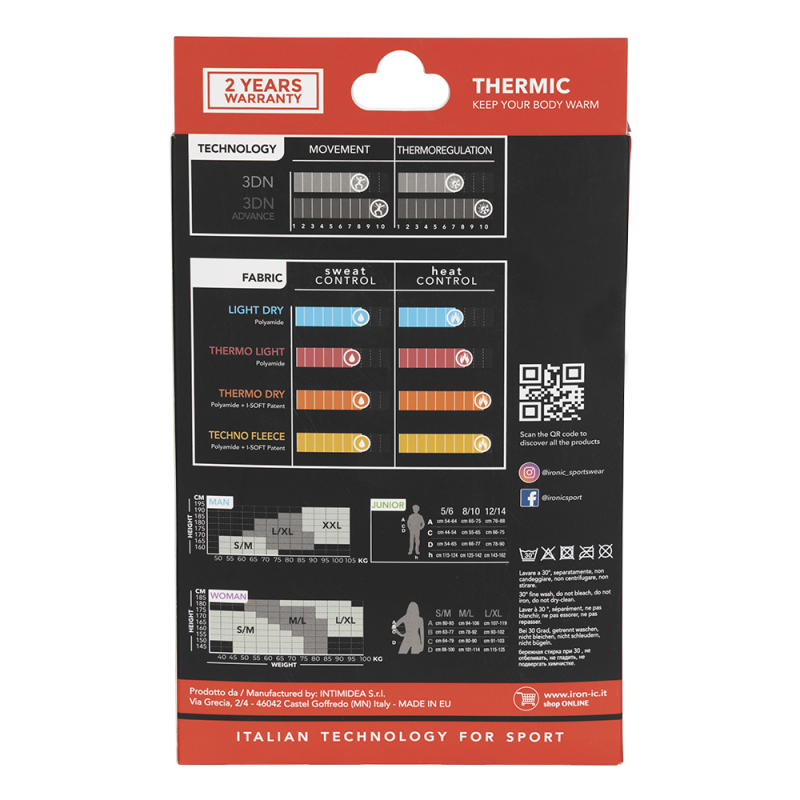 BIELIZNA TERMOAKTYWNA MĘSKA  – KOMPLET | BLACK | M(50) | Diel