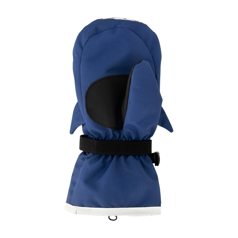 DZIECIĘCE RĘKAWICE NARCIARSKIE NIEBIESKIE Z MOTYWEM REKINA | BLUE | XS-S | Diel